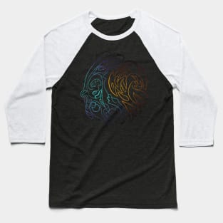 Fire and Water Elements Baseball T-Shirt